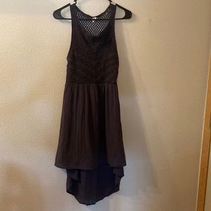 Rip curl high low crochet top dress size medium
